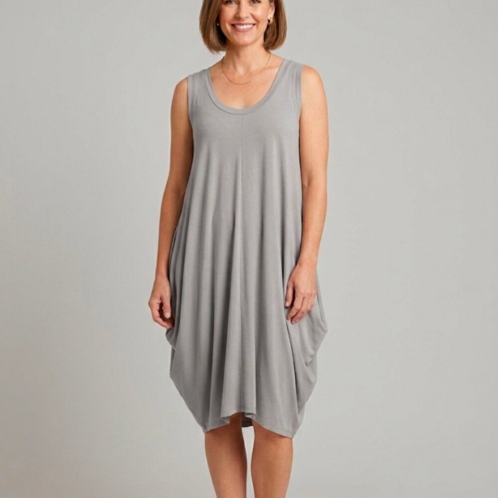 NWT Chalet Tunic Dress Large Greige Style# S7409